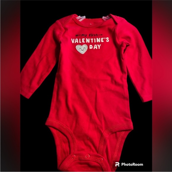 Carter's my first Valentine's Day onesie - Picture 2 of 5